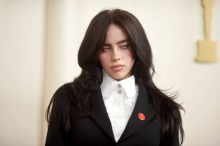 En un recital en Miami. Billie Eilish cayó al piso luego de ser violentamente empujada por un fan