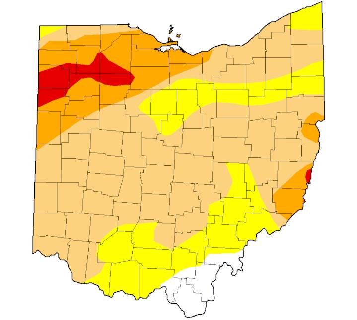 Drought persists across NE Ohio with little rain and deepening deficits