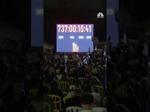 Israelis gather at Hostages Square to await release of hostages