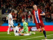 El increíble Haaland lo hizo otra vez: metió un triplete (y falló dos veces un penal) para la brutal goleada de Noruega sobre Israel