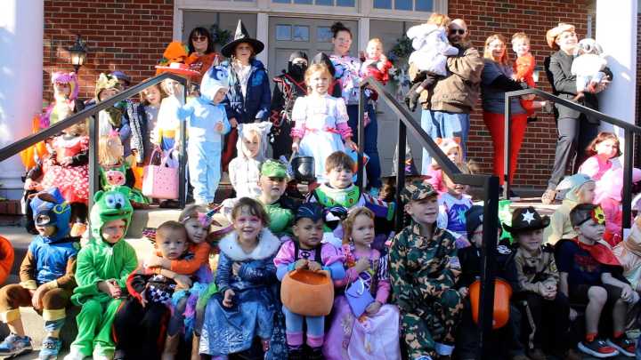 Trick-or-treaters in Scottsville take part in annual Halloween Parade