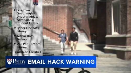 Vulgar email sent to members of the University of Pennsylvania community after apparent hack