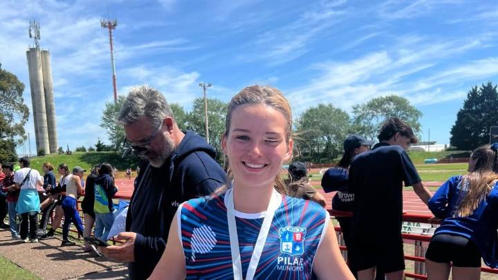 Isabella Ferrando, medalla de plata en atletismo