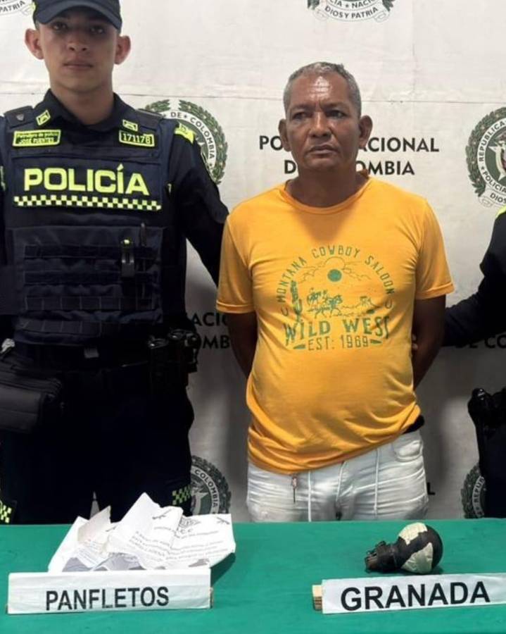 Capturaron a hombre con granada y panfletos de ‘Los Costeños’ en Barranquillita