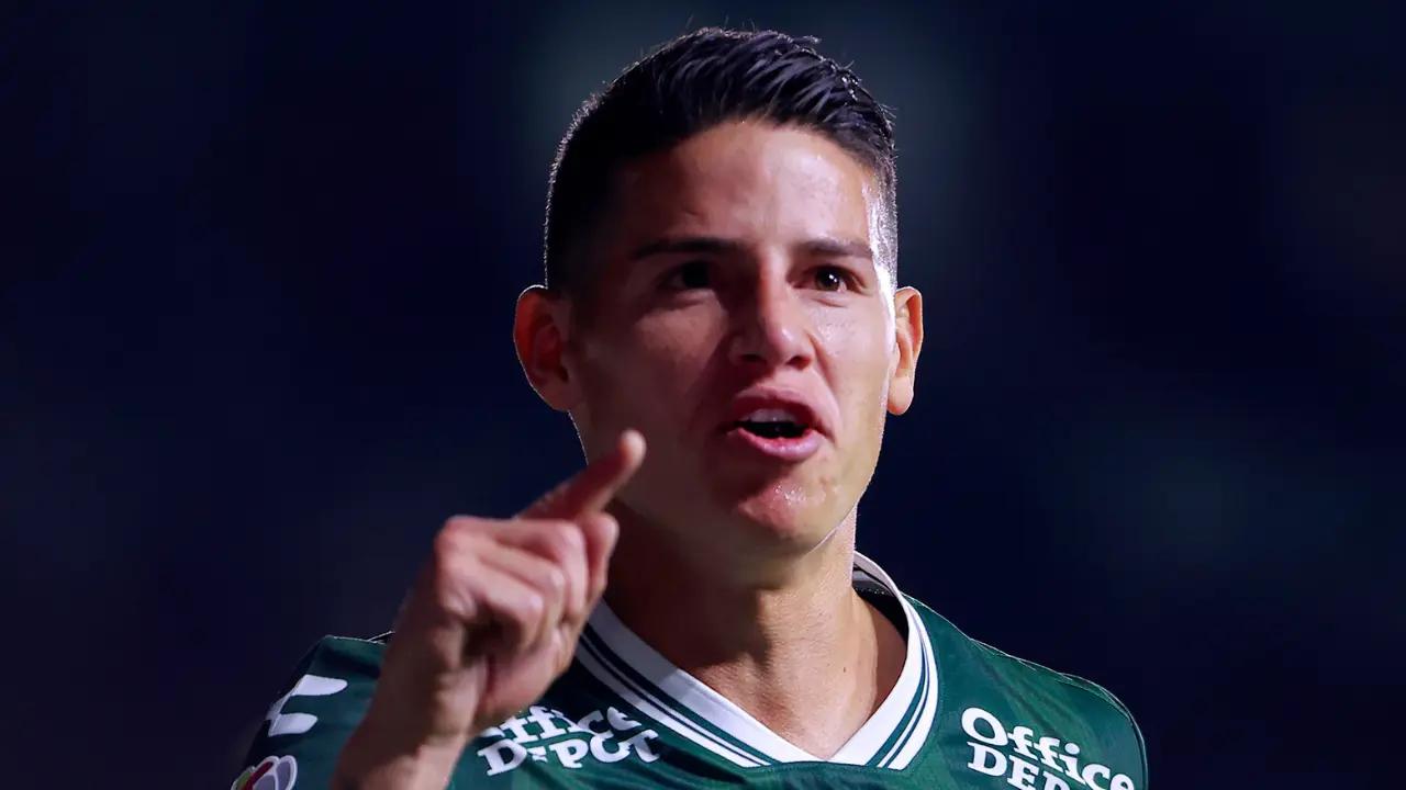 James Rodríguez anotó, defendió y hasta empujó al equipo, pero León cayó 2