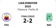 🟢⚽ Nacional rescató un empate contra Pasto justo antes del final -