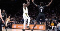 Timberwolves hang on to beat depleted Pacers 114-110, after Edwards exits early with tight hamstring