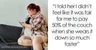 “Her Side Was Wrecked”: Woman Thinks Heavier Roommate Should Pay More Than Half For New Couch