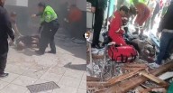 ¡Derrumbe en la Policía! Parte del techo de la comisaría de Surquillo se desplomó y dejó tres policías heridos en plena jornada laboral El derrumbe ocurrió en el área de recepción de la dependencia po