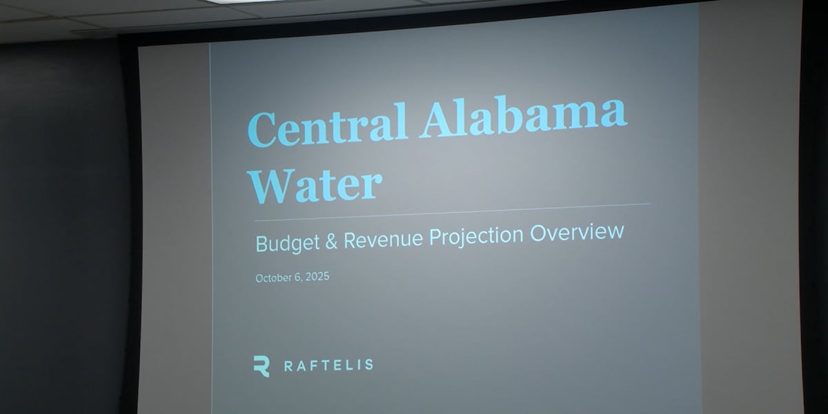 Central Alabama Water Board Works to avoid rate increase in 2026 Budget