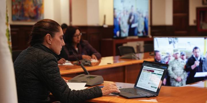 Claudia Sheinbaum garantiza apoyo a familias afectadas por fuertes lluvias: coordina trabajos en 5 estados