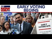 Mamdani meets with small businesses as early voting begins