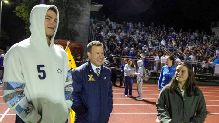 What Drake Maye said about attending CM-Xaverian football game
