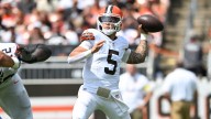 Browns benching veteran Joe Flacco for rookie Dillon Gabriel in Week 5
