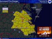 Virginia faces increased fire danger, weather service says