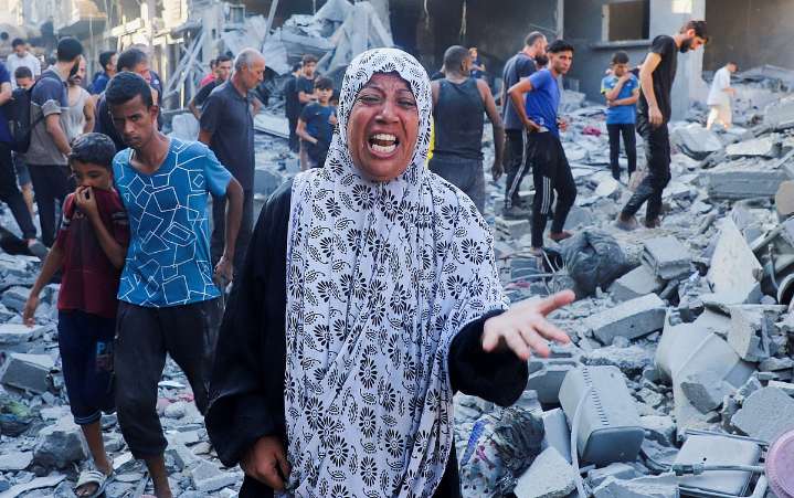 World Israel strikes Gaza as Palestinians pin hopes on Trump's Gaza plan