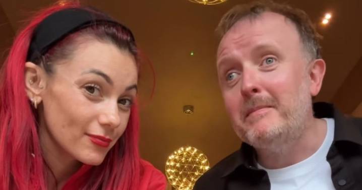 Dianne Buswell sends three-word public message to Chris McCausland after fan concern