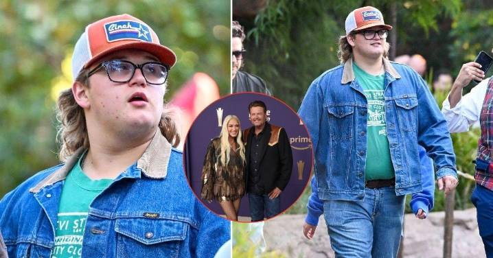 Gwen Stefani's Son Zuma Channels Stepdad Blake Shelton With Signature Mullet: Photos