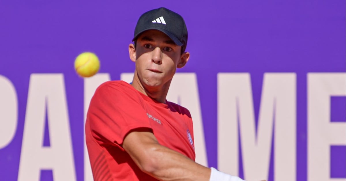 Viene de conseguir su primer punto ATP: Benjamín Pérez, de 16 años, accede a los cuartos de final del M15 de Santiago
