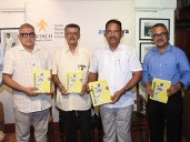 Former Minister J Krishna Palemar released the book on Mangaluru’s Cricket Heritage.