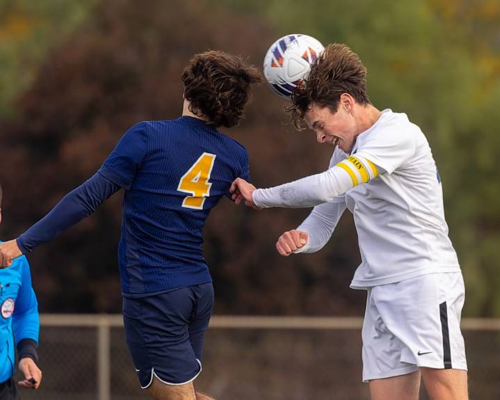 Photos of Clarkston vs. Hartland in a D1 boys soccer regional semifinal