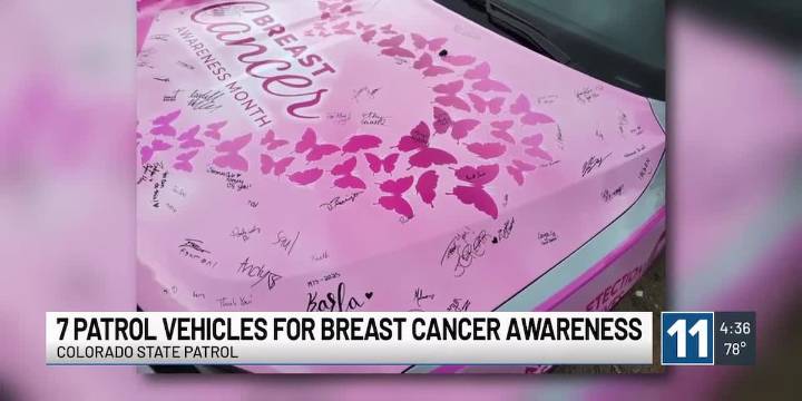 Pueblo Police Department, State Patrol goes pink for breast cancer awareness month