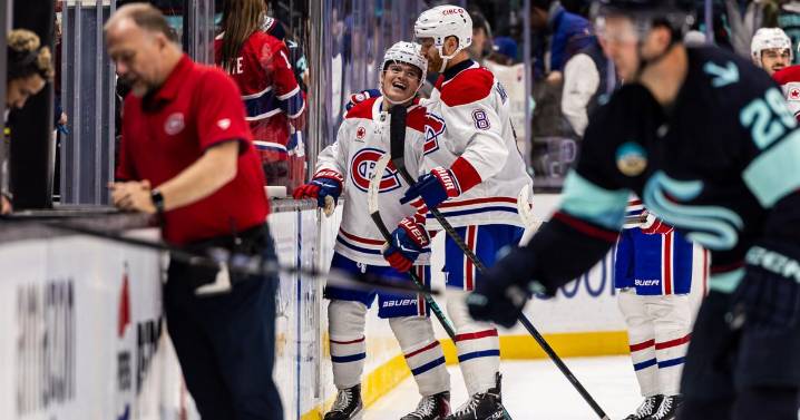 Caufield sets Canadiens record with 11th career OT goal to beat Kraken 4
