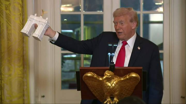 Trump DC Arch: Proposed gateway to nation’s capital unveiled at White House
