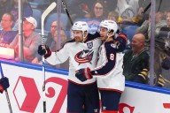 Miles Wood scores 2 including winner in return from injury, lifting Blue Jackets to 4