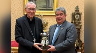En vísperas de la canonización de los dos primeros santos venezolanos José Gregorio Correa se reúne con el cardenal Pietro Parolín