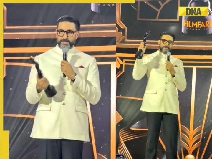 Abhishek Bachchan breaks down on getting first-ever Best Actor Filmfare