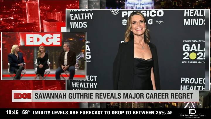 The Edge: Savannah Guthrie says she never should have asked this question