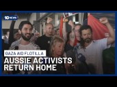 Australian Activists Aboard Gaza Aid Flotilla Return After Detained In Israel