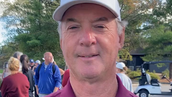 Walsh Jesuit's Bill Reilly comments after state girls golf tournament