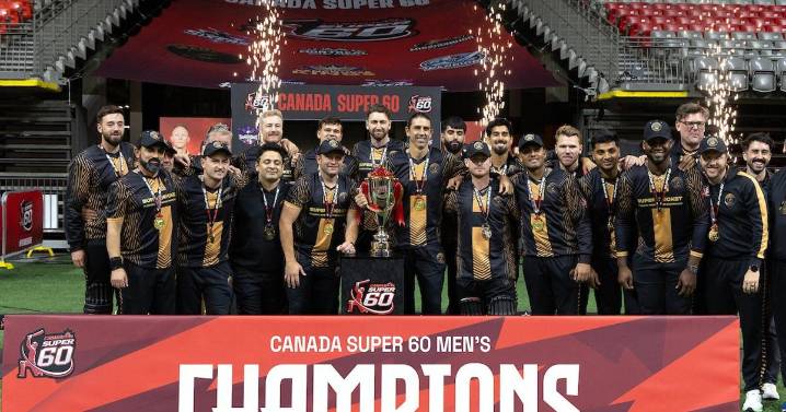 Brampton Blitz wins inaugural Canada Super 60 cricket tournament at B.C. Place