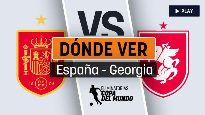 España - Georgia: cuándo es, horario y canal de televisión para ver en directo por TV el partido de clasificación para el Mundial de la Selección