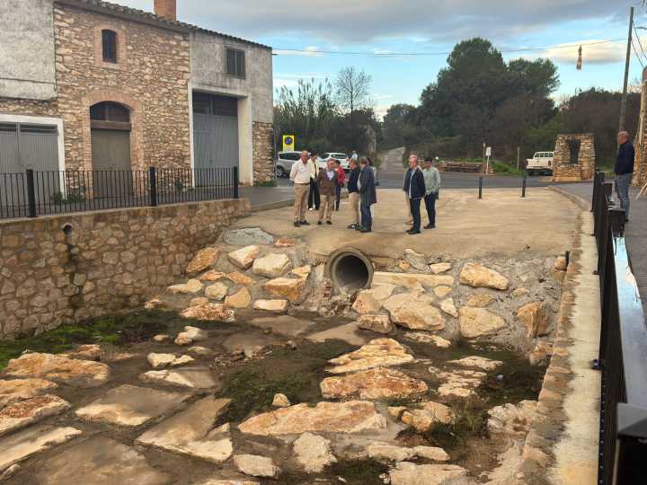 La Generalitat invierte más de 590.000 euros en las obras de encauzamiento del barranco de La Font en Benlloc