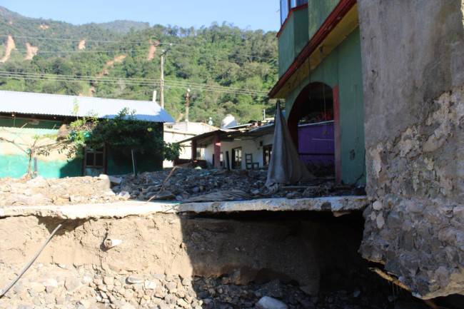 Gobierno de México llega a los lugares más recónditos para atender a damnificados por las lluvias