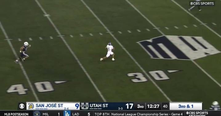 Steve Chavez-Soto 66 yard run vs Utah State