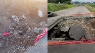 Muere Motociclista al Caer a Socavón en Carretera Córdoba