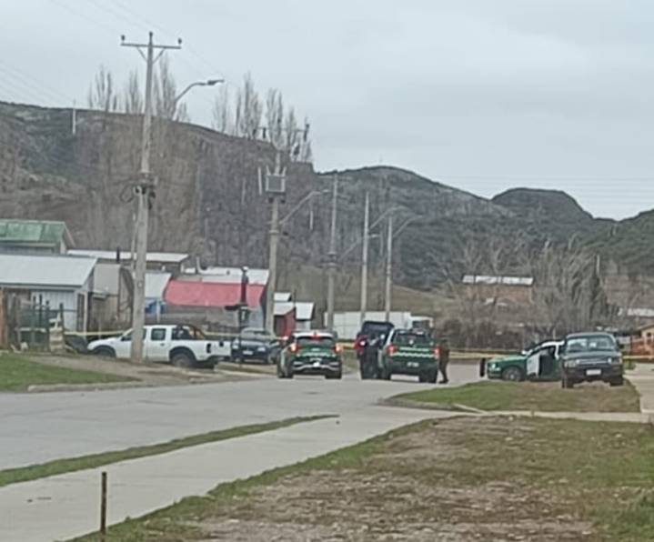 En desarrollo: Investigan homicidio en Chile Chico