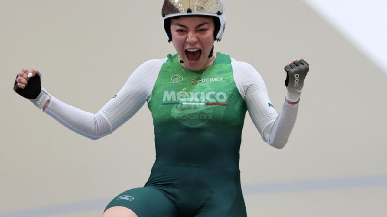 Yareli Acevedo la segunda mexicana en ser campeona del mundo en Ciclismo de Pista
