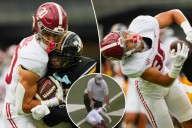 Alabama receiver Derek Meadows motionless after terrifying hit