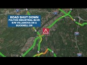 Fulton Industrial Boulevard shut down as South Fulton Police respond to bomb threat