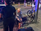 Hombre en bicicleta termina herido tras colisionar con camión del Juárez Bus