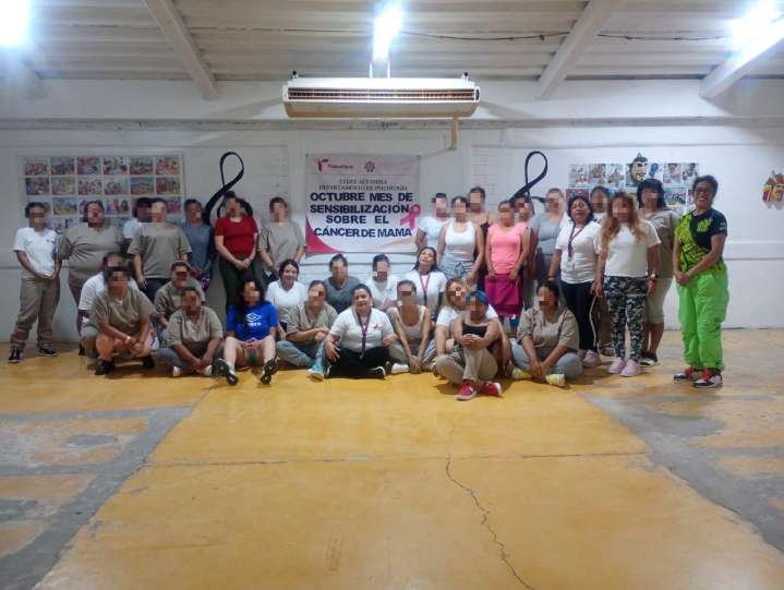 Conmemora CEDES Altamira lucha contra el cáncer de mama con rally deportivo, mastografías y yoga oncológico