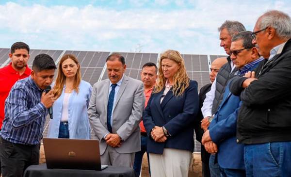 Energía sustentable: Quintela inauguró el primer parque solar fotovoltaico en Chepes