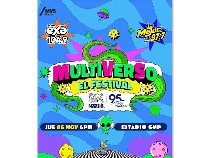 Festival Multiverso 2025 anuncia su cartel con Belanova, Grupo Firme y más