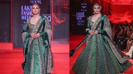 Tabu Walks As The Ultimate 'Noor' In Bedazzling Anarkali At Lakme Fashion Week 2025