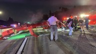 Sacramento Helicopter Crash Caught On Cam: 3 Injured; Highway Closed